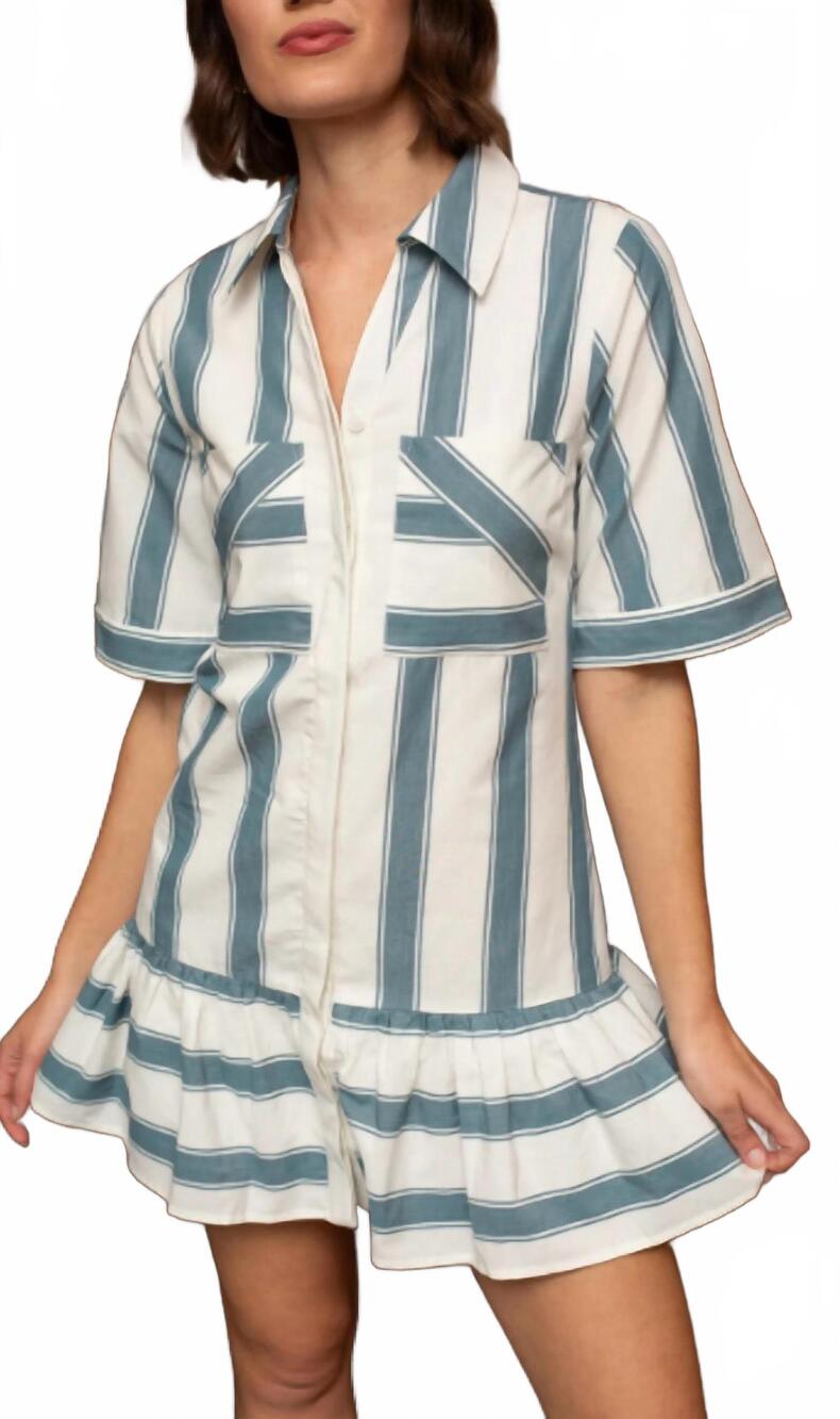 NEW ANNA CATE summer dress in dublin stripe